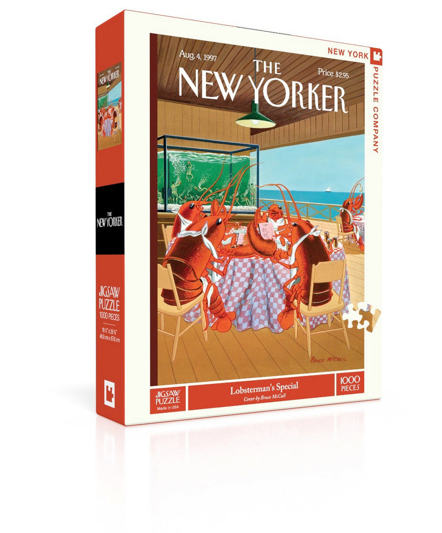 Lobsterman's Special puzzle box and illustrated design