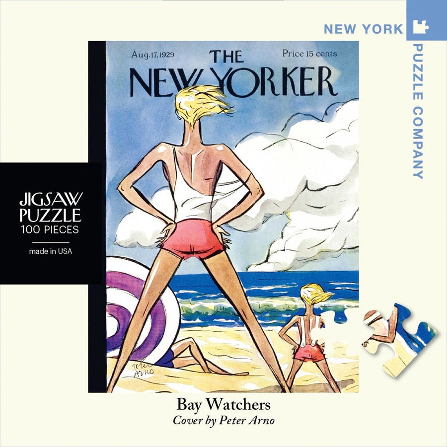 Packaging showing Bay Watchers Mini puzzle artwork