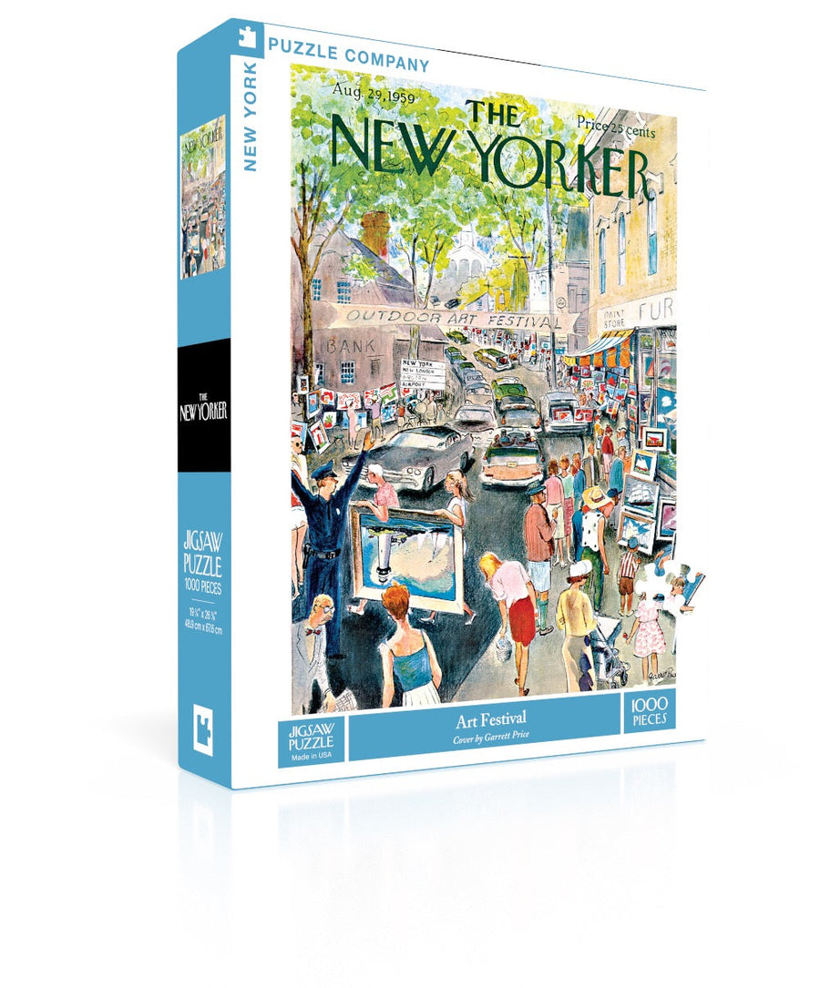 Art Festival puzzle box and illustrated design