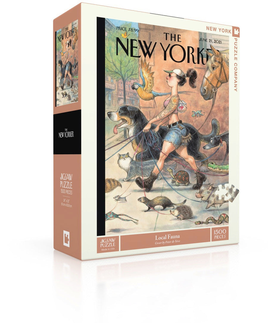 Local Fauna puzzle box and illustrated design