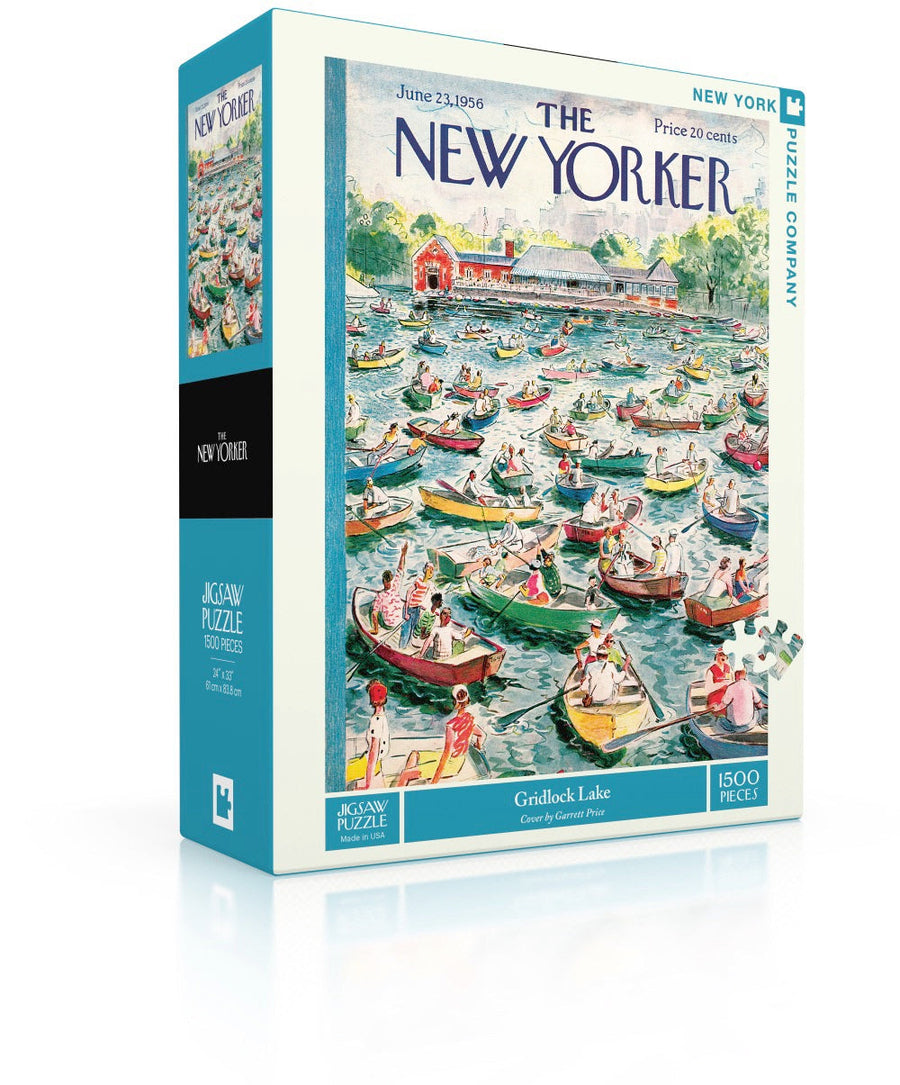 Gridlock Lake puzzle box and illustrated design