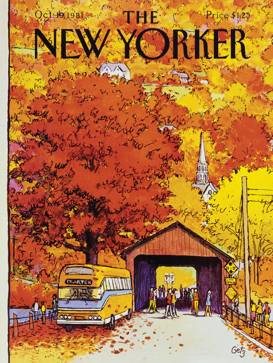 Illustrated Covered Bridge puzzle design