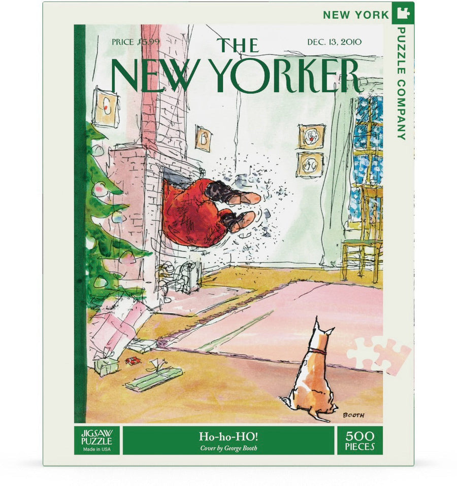 Packaging showing Ho-ho-HO puzzle artwork