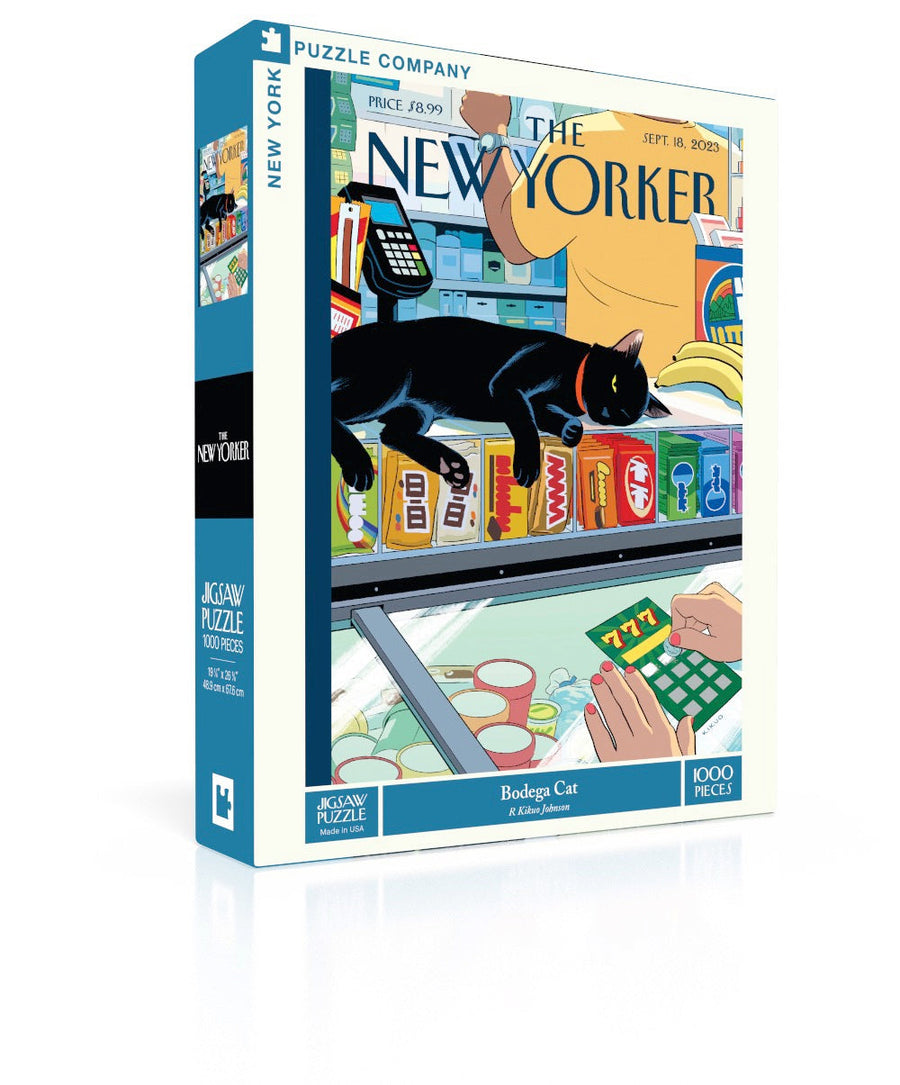 Bodega Cat puzzle box and illustrated design