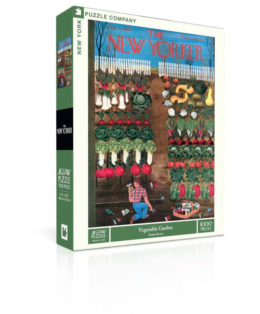 Vegetable Garden puzzle box and illustrated design