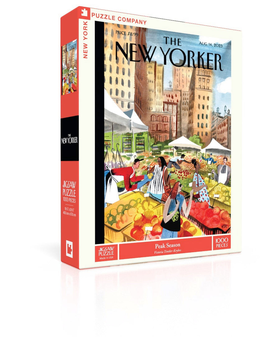 Peak  Season puzzle box and illustrated design