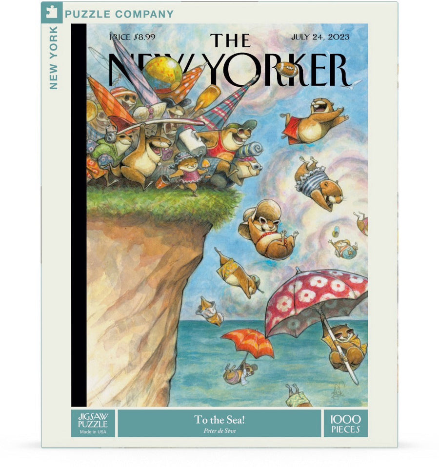 Packaging showing To the Sea! puzzle artwork