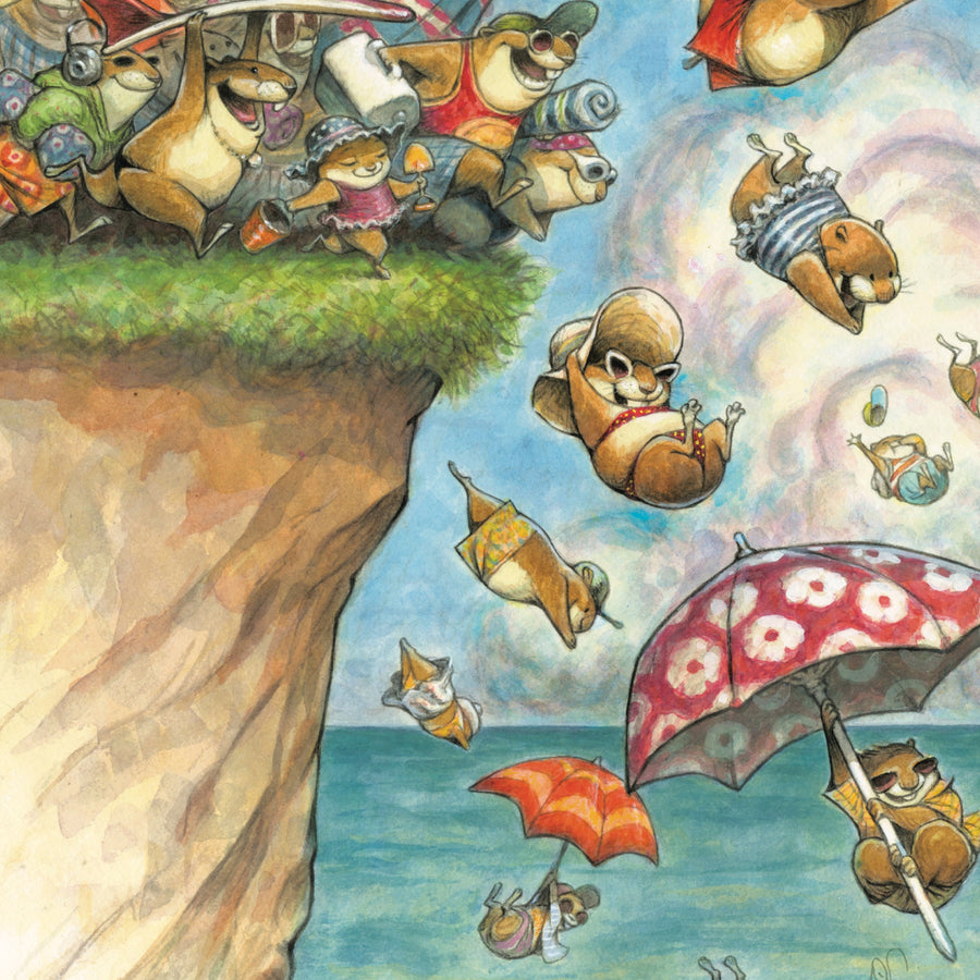 To the Sea puzzle artwork detail