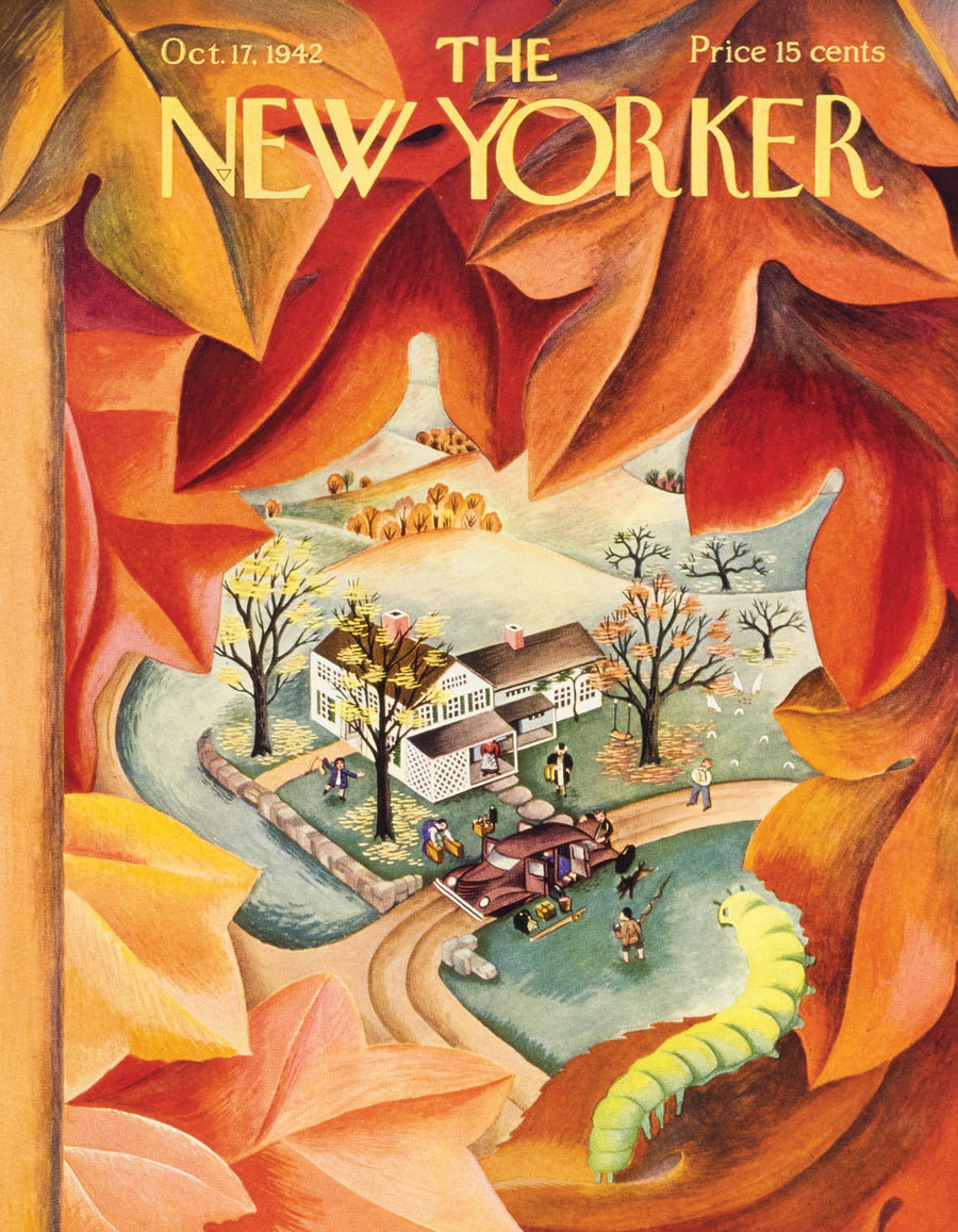 Illustrated Autumn View Mini puzzle design