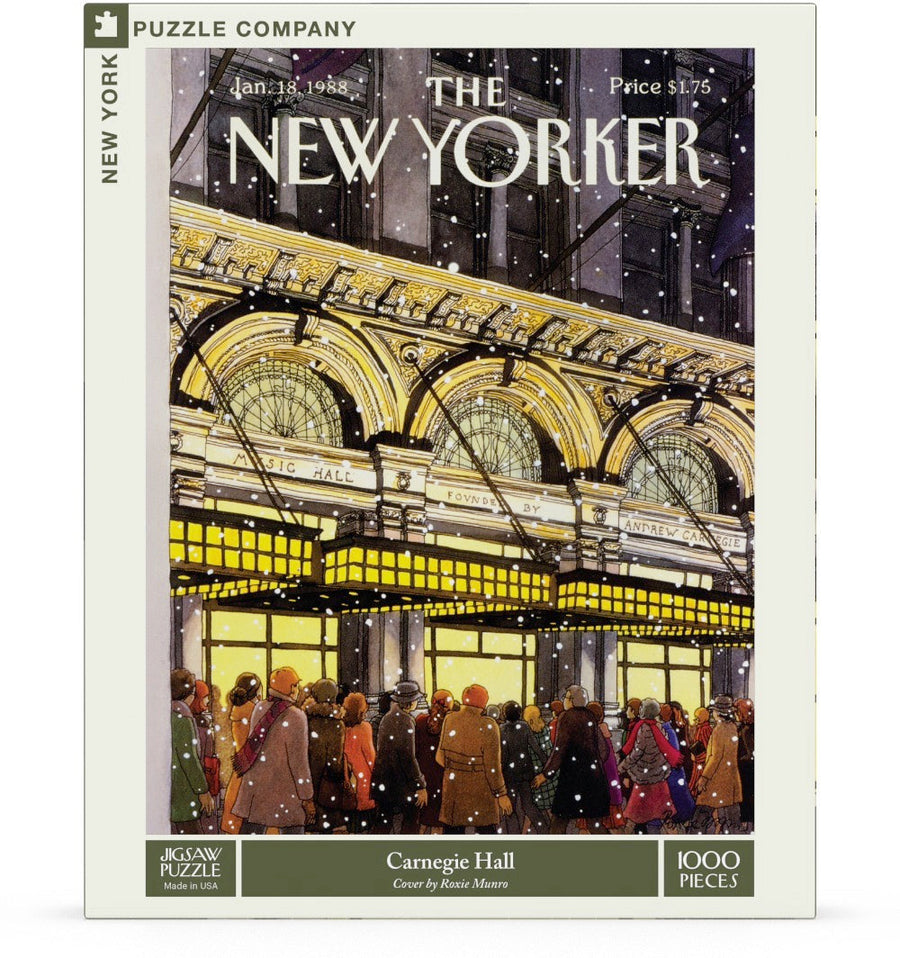 Packaging showing Music Hall puzzle artwork