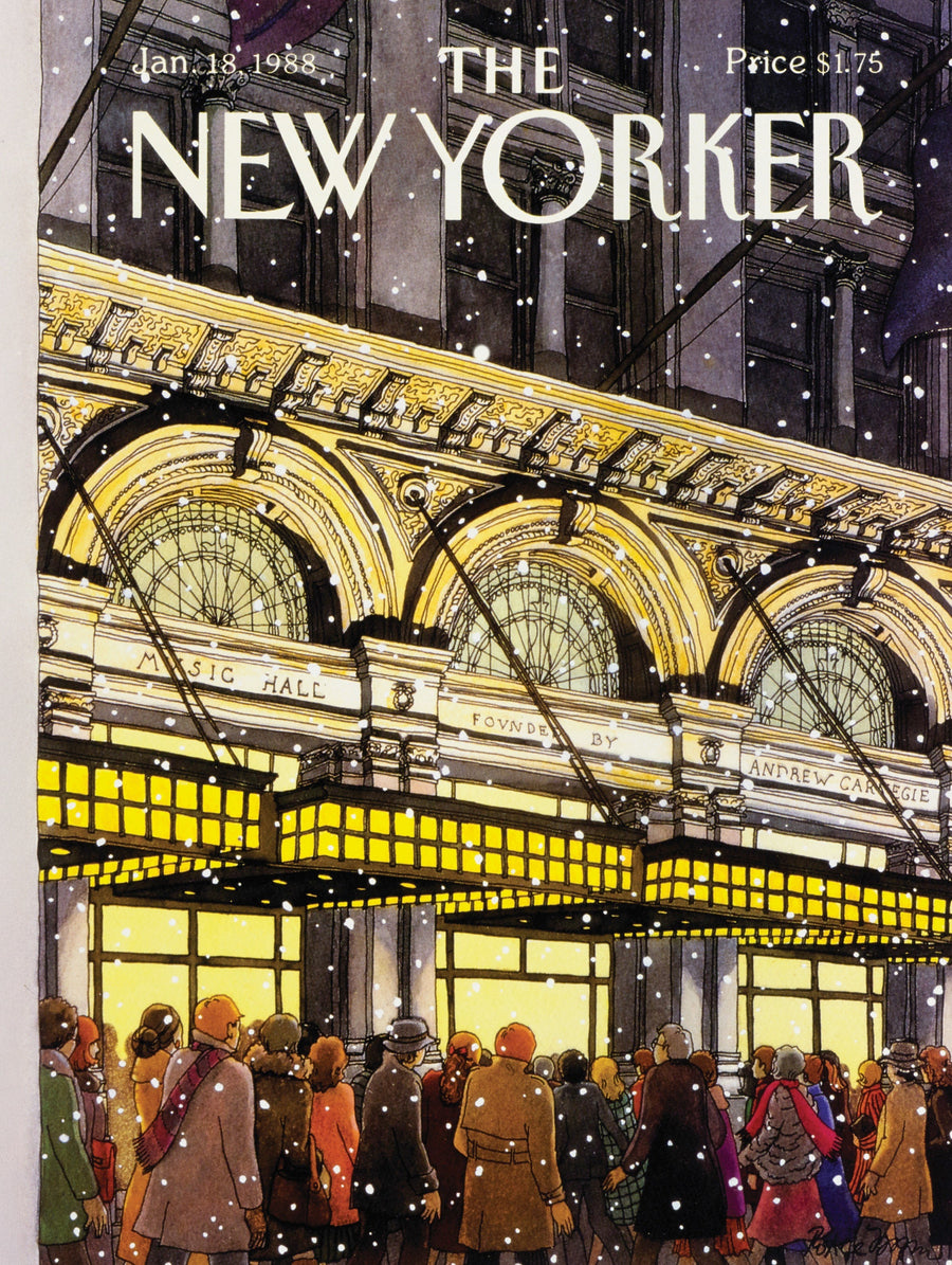 Illustrated Music Hall puzzle design