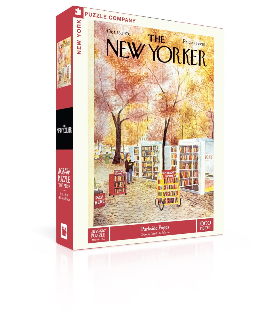 Parkside Pages puzzle box and illustrated design
