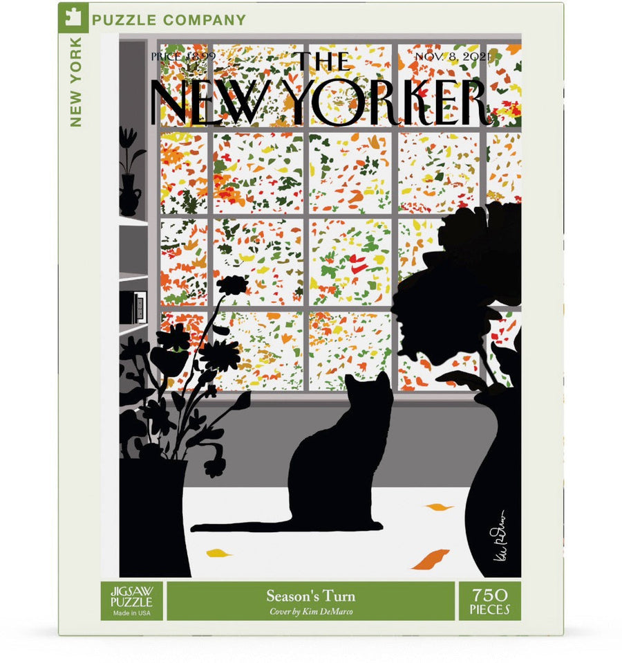 Packaging showing Season's Turn puzzle artwork