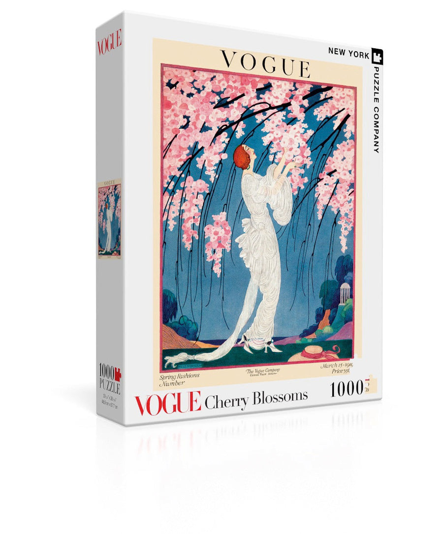 Cherry Blossoms puzzle box and illustrated design
