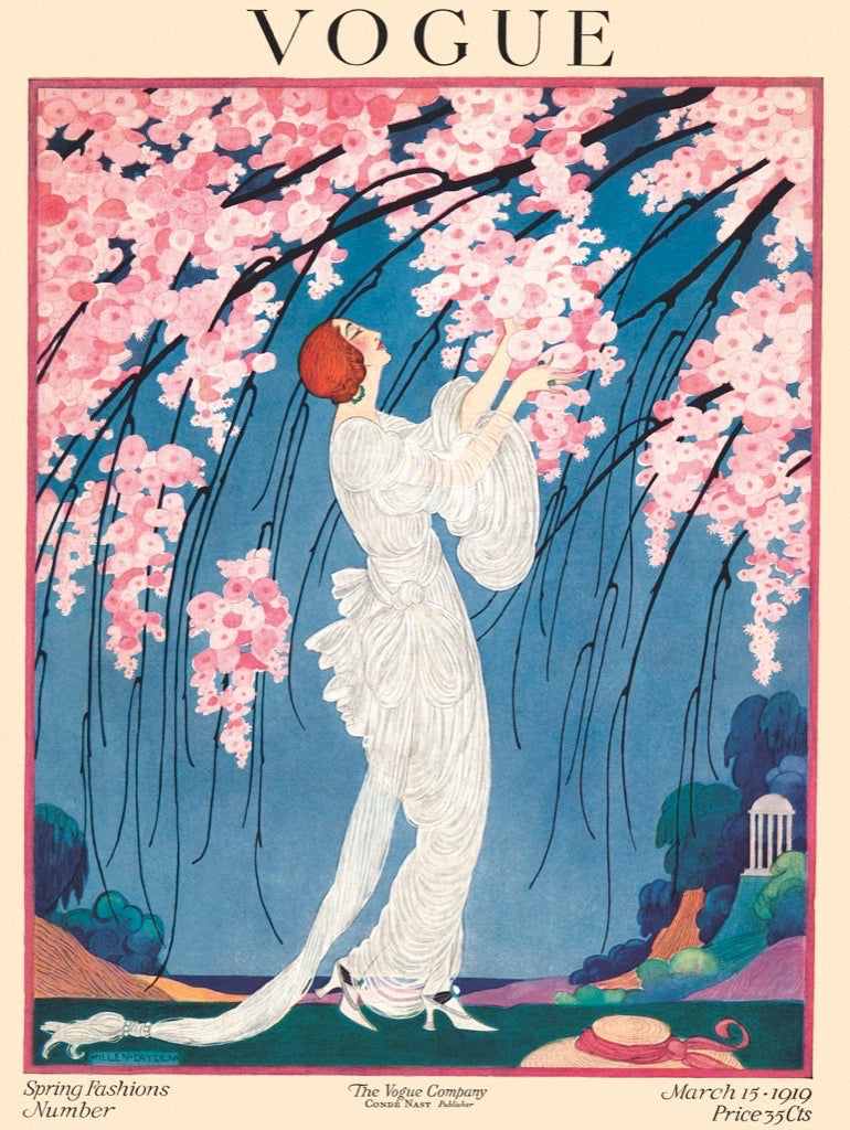 Illustrated Cherry Blossoms puzzle design