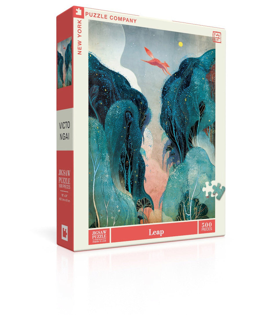 Leap puzzle box and illustrated design