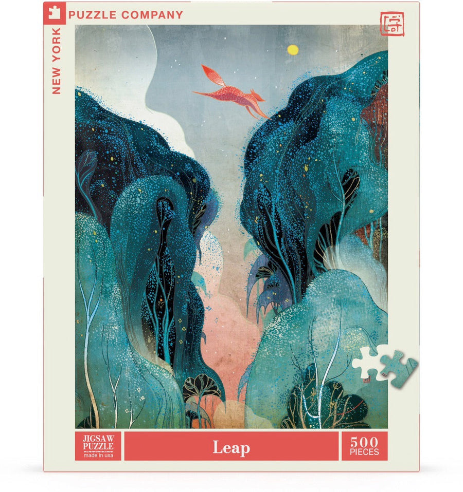 Packaging showing Leap puzzle artwork