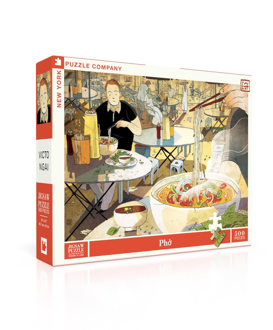PHO puzzle box and illustrated design