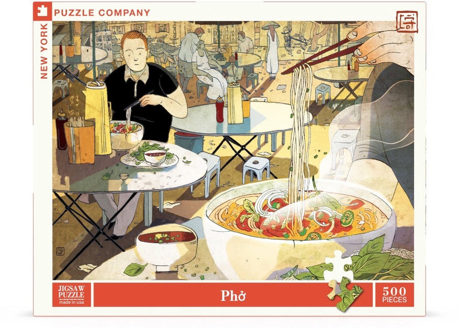 Packaging showing PHO puzzle artwork