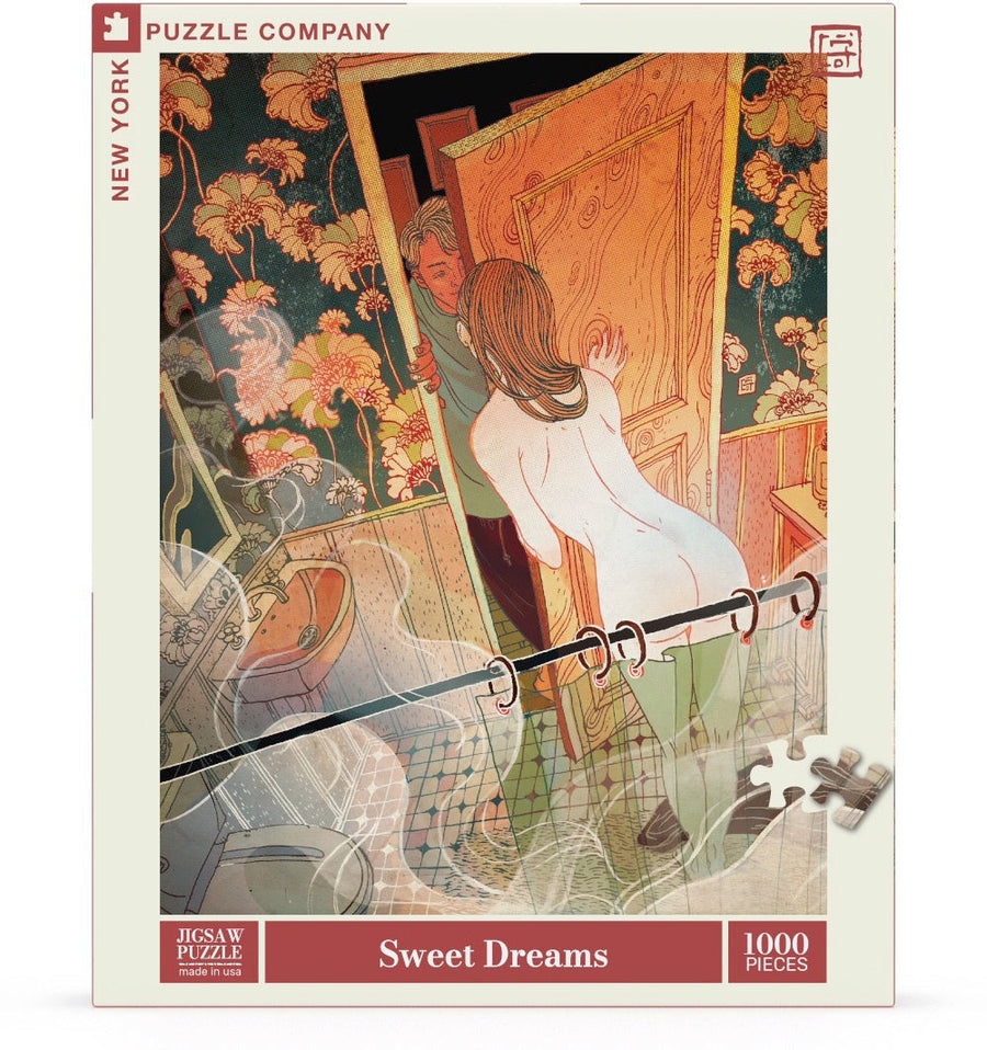 Packaging showing Sweet Dreams puzzle artwork