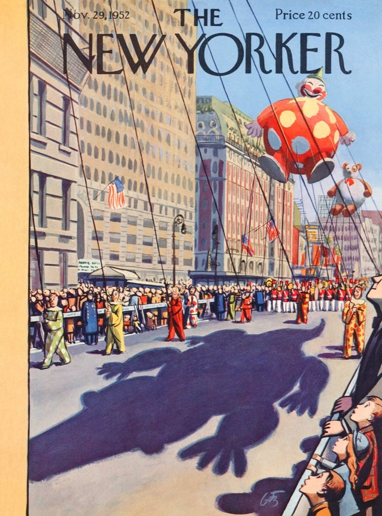 Illustrated Thanksgiving Day Parade puzzle design