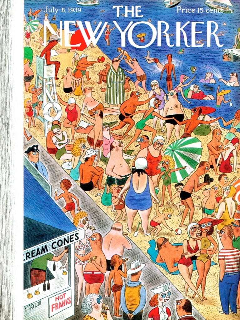 Illustrated Beachgoing puzzle design