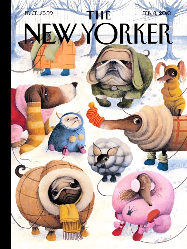 Illustrated Baby It's Cold Outside puzzle design