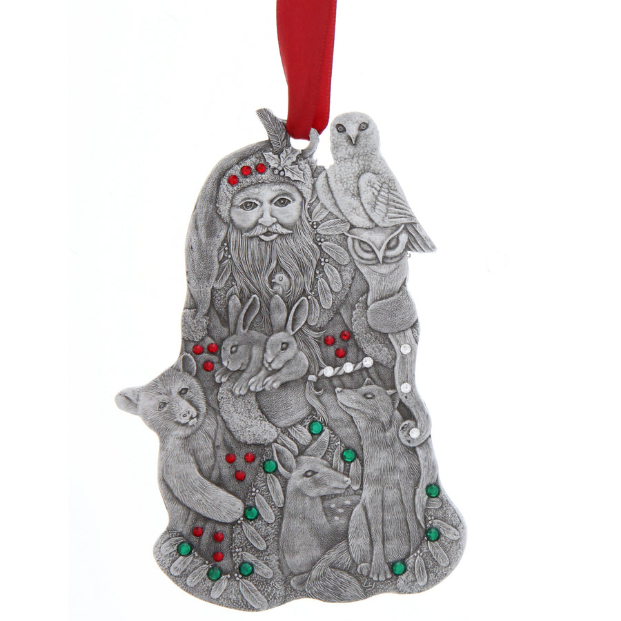 Product view of Woodland Santa Ornament