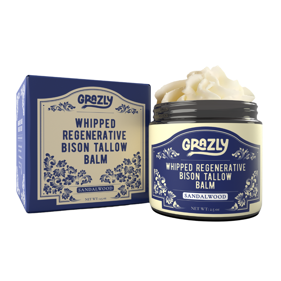 Whipped Bison Tallow & Manuka Honey Moisturizing Balm