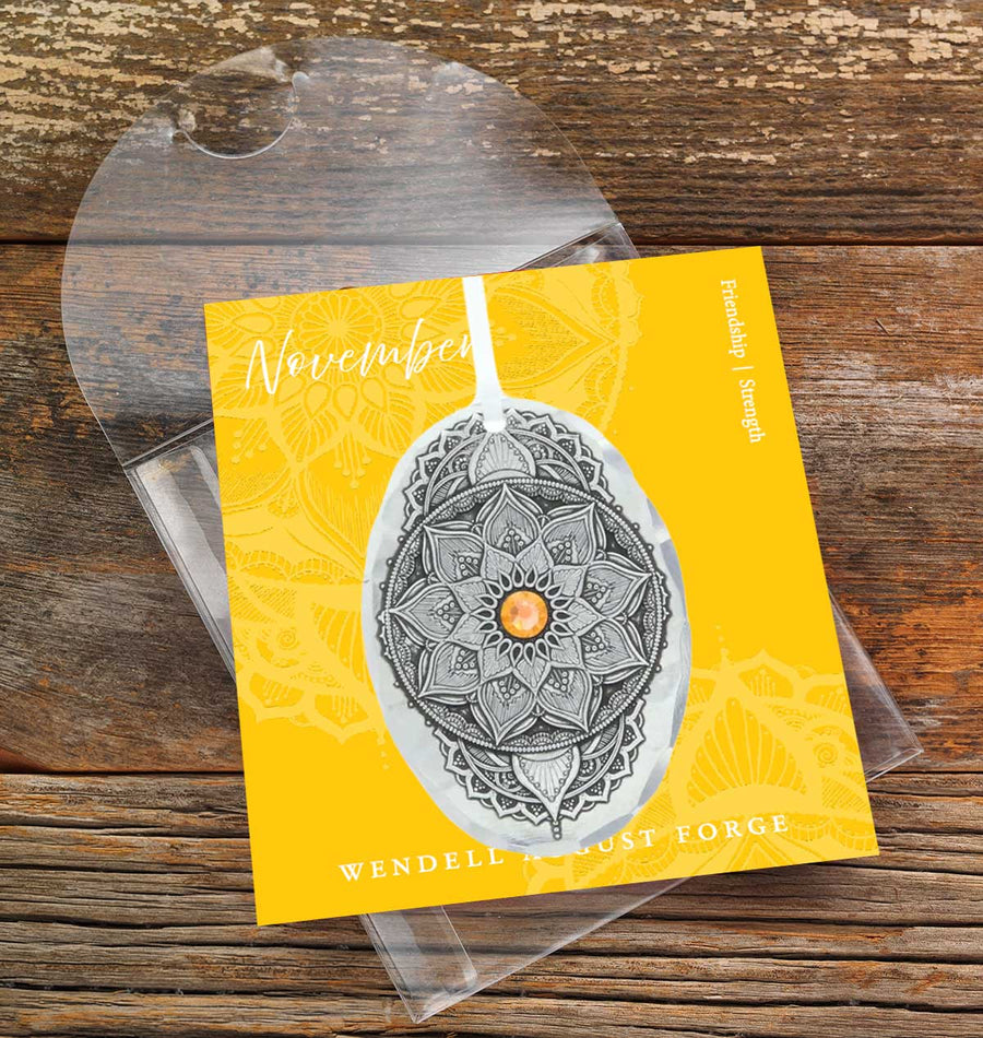 Gift packaging display for Birthstone crystal ornament