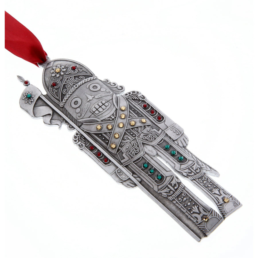 Product view of The Nutcracker Knight Christmas Ornament - Aluminum