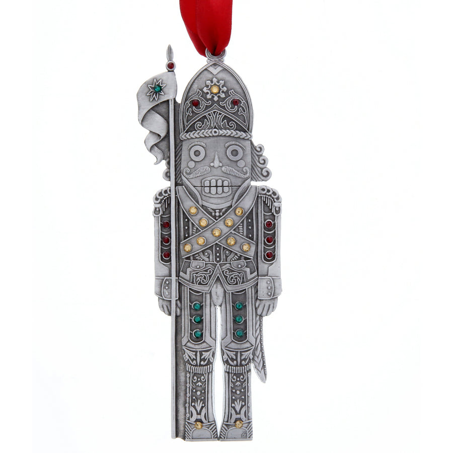 Product view of The Nutcracker Knight Christmas Ornament - Aluminum