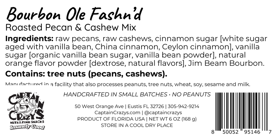 Jim Beam® Bourbon Ole Fashn’d Roasted Pecan & Cashew Mix — snack product photograph 6