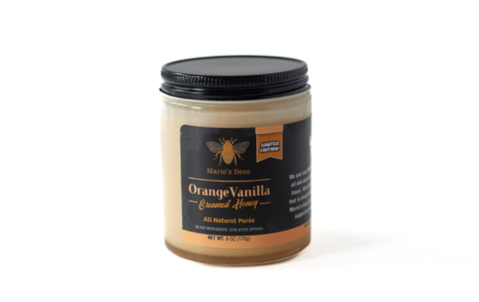 Orange Vanilla Creamed Honey – 6 oz Citrus Honey Spread – additional product photo 2