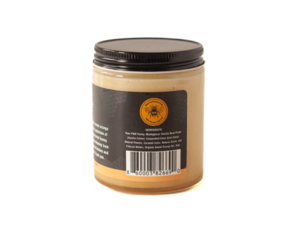Orange Vanilla Creamed Honey – 6 oz Citrus Honey Spread – additional product photo 4
