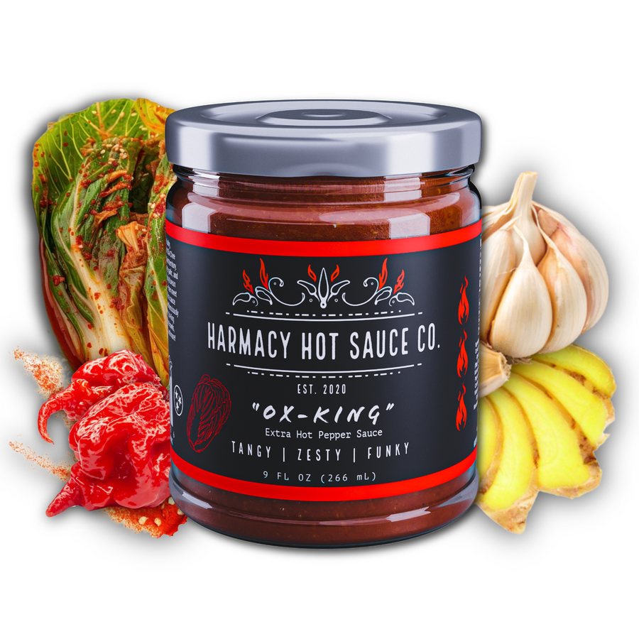 Ox-King - Extra Hot Fermented Kimchi 9 oz Hot Sauce — product photograph 1 of 2
