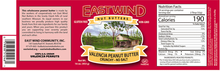 Valencia Peanut Butter – Roasted Peanuts — product image