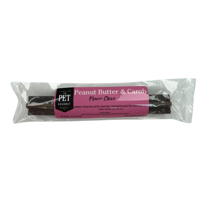 Peanut Butter & Carob Dog Chew Stick – Single