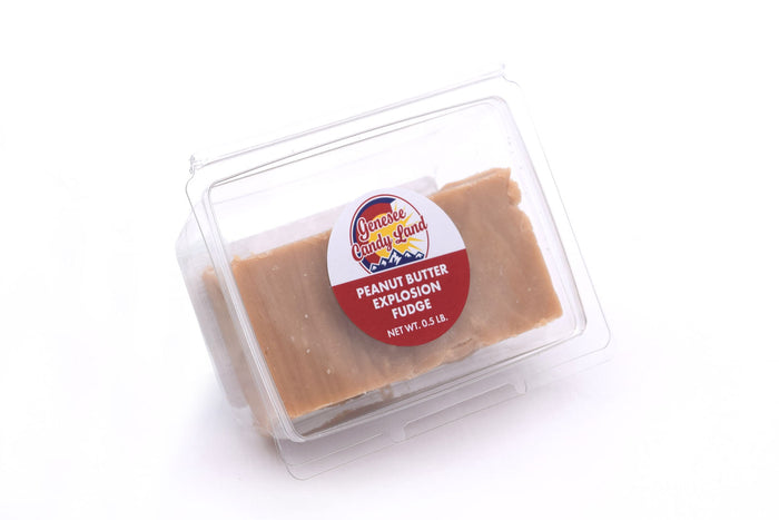 Peanut Butter Explosion Fudge product photograph from Genesee Candy Land