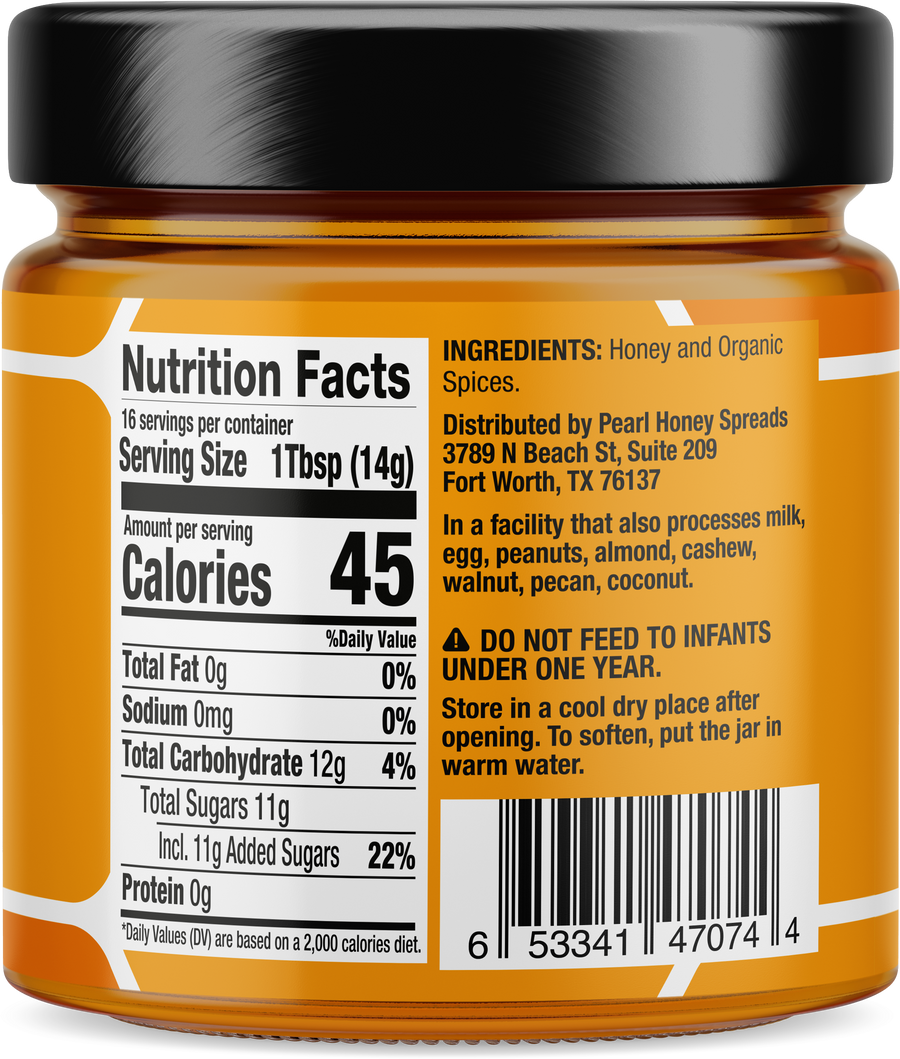 Pumpkin Spice Creamed Honey Spread – product photo 3