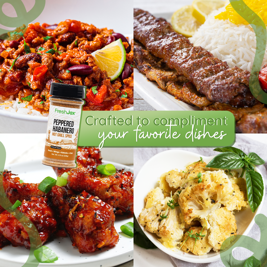 Peppered Habanero Grill Seasoning – Fiery Pepper & Garlic Blend — BuyAmerican product image 2 of 5