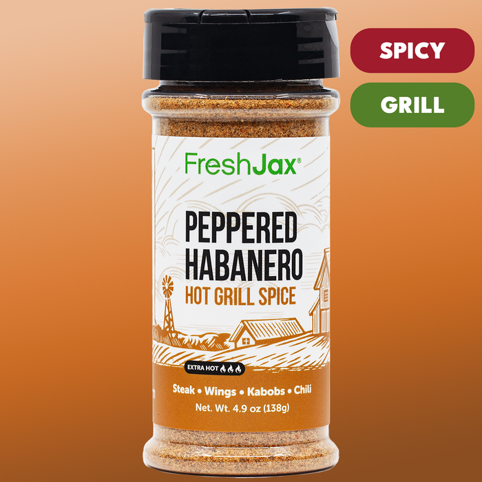 Peppered Habanero Grill Seasoning – Fiery Pepper & Garlic Blend — BuyAmerican product image 1 of 5