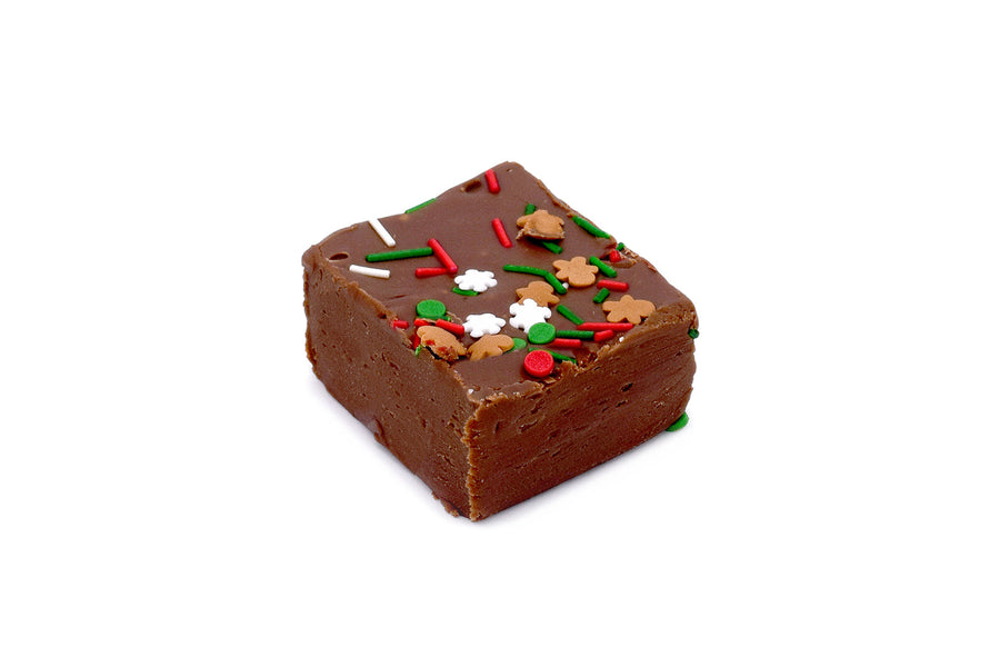 Peppermint Mocha Fudge, quarter-pound slice
