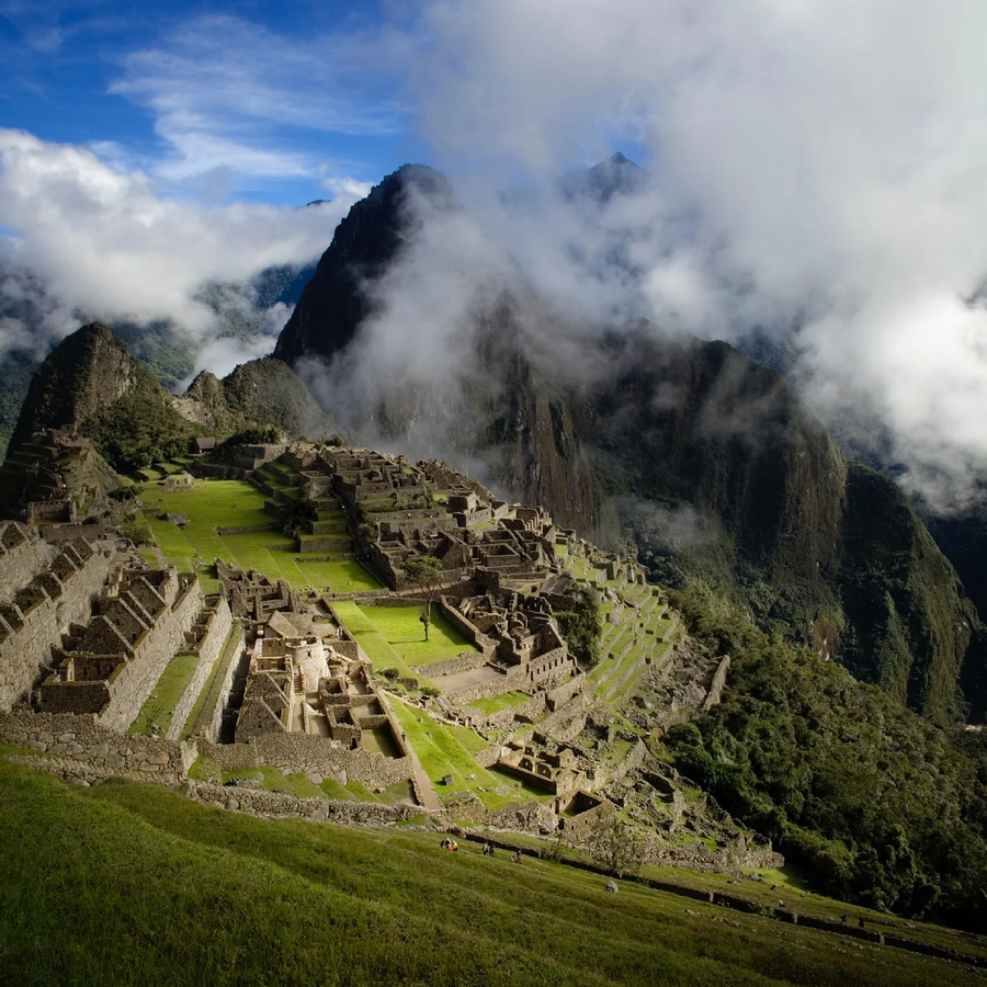 Mountain ruins in the Peru Atahualpa coffee image gallery