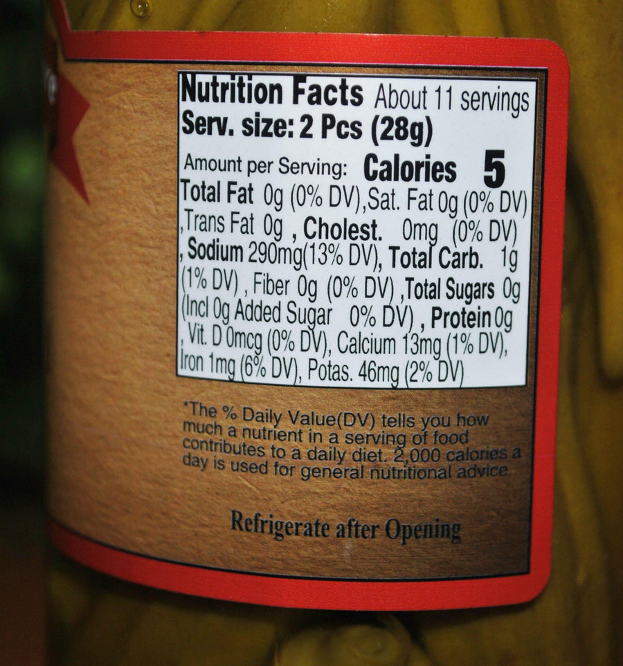 Old-Fashioned Mild Pickled Okra (16oz) – product image 3