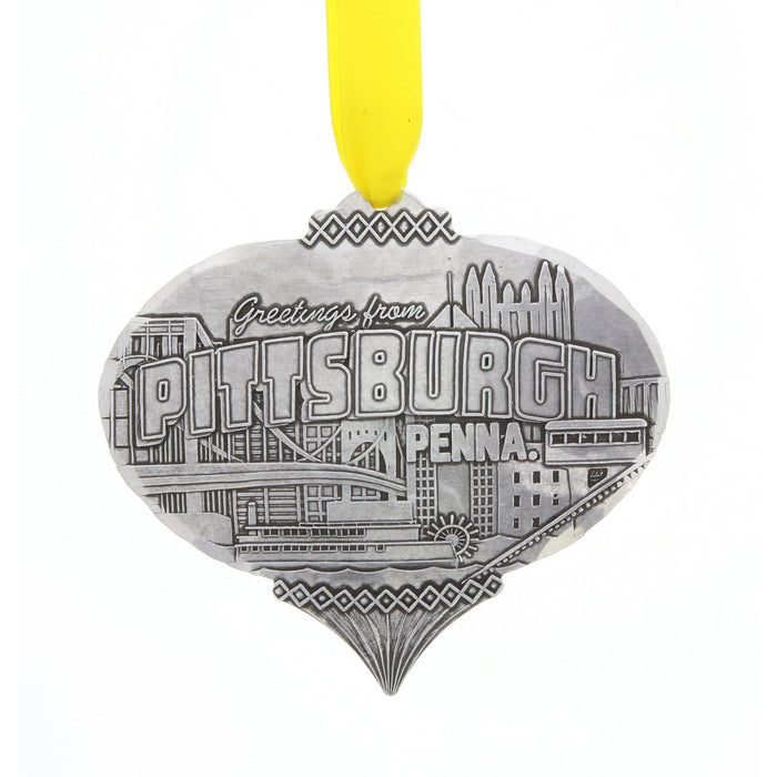 Product view of Greetings from Pittsburgh Ornament