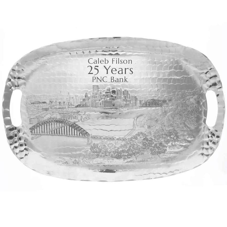 Product view of Pittsburgh Skyline Luncheon Tray