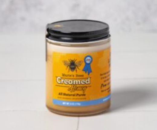 Plain Creamed Raw Honey – Spreadable 6 oz Jar – product image