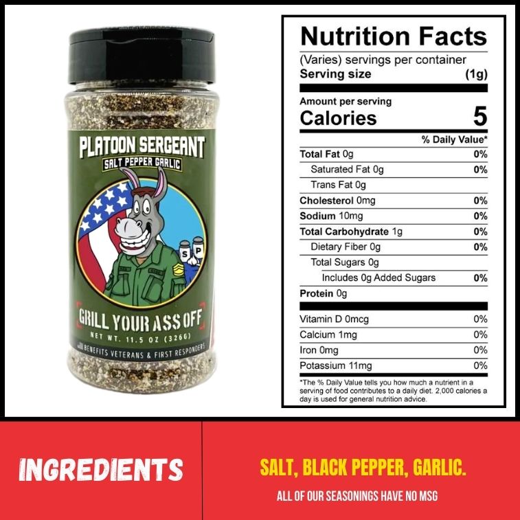 Platoon Sergeant Seasoning — product photo 6 of 6