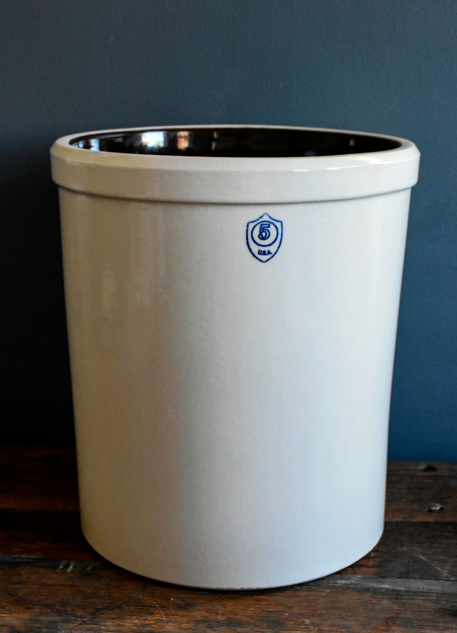 5-Gallon Stoneware Preserving Crock